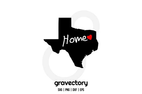 Texas Home Svg Gravectory