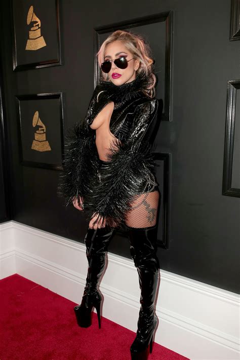 Lady Gagas 2017 Grammys Outfit Shows Off Her Tough Side