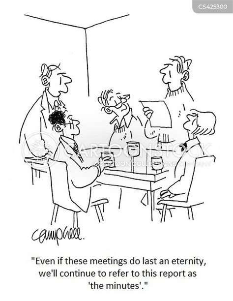 Meeting Minute Cartoons And Comics Funny Pictures From Cartoonstock