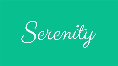 Learn How To Sign The Name Serenity Stylishly In Cursive Writing Youtube