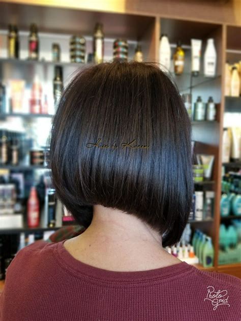 Eye Catching A Line Bob Hair By Karen Short Bob Hairstyles Short