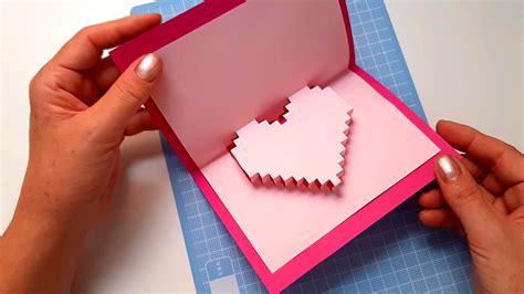 Como Fazer Cartão Coração D FAST DYI All Paper Art Heart cards d heart Origami