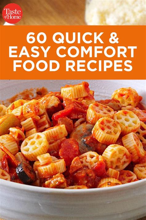 100 Quick And Easy Comfort Food Recipes Comfort Food Fall Dinner