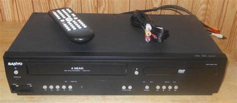 Sanyo FWDV225F DVD VCR Combo DVD Player Vhs Player Combo With Remote