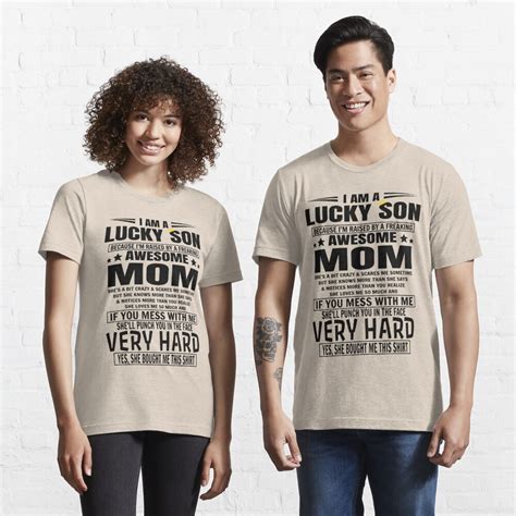 I Am A Lucky Son Seduce Mom 2 T Shirt For Sale By Funnyteee Redbubble Sex Mom And Son