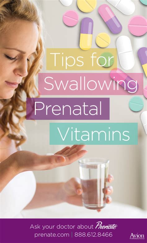 Tips For Swallowing Prenatal Vitamins For Expecting Moms Prenate