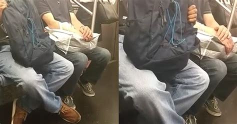 Bizarre Man Caught Masturbating On The Train Watch Video