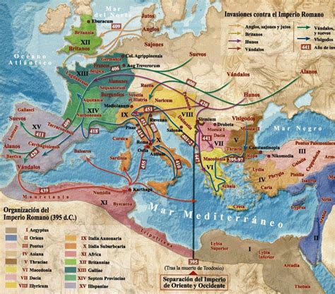 Roman Empire Map Barbarians Images And Photos Finder