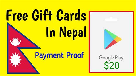 How To Get Google Play Gift Card Free 2019 In Nepal 20 Free Google