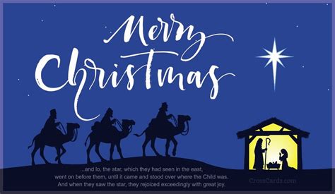 Merry Christmas Star Of Bethlehem Ecard Free Christmas Cards Online