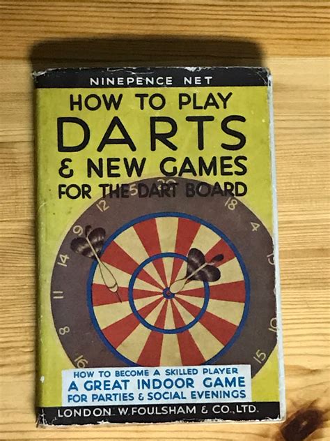 The Dart Indoors Book How To Play Darts
