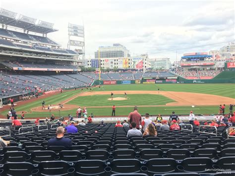 Row Seat Number Nationals Park Seating Chart With Rows