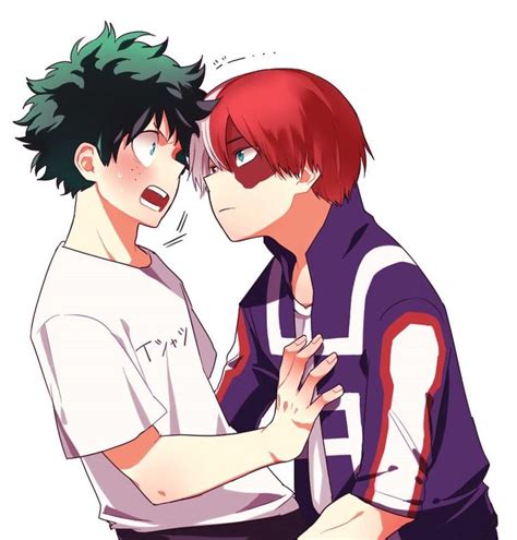 Todoroki Shouto × Midoriya Izuku My Hero Academia Hero Hero