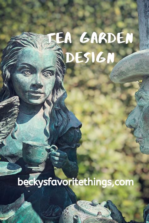 How to design a tea garden, pictures and plans for the garden with