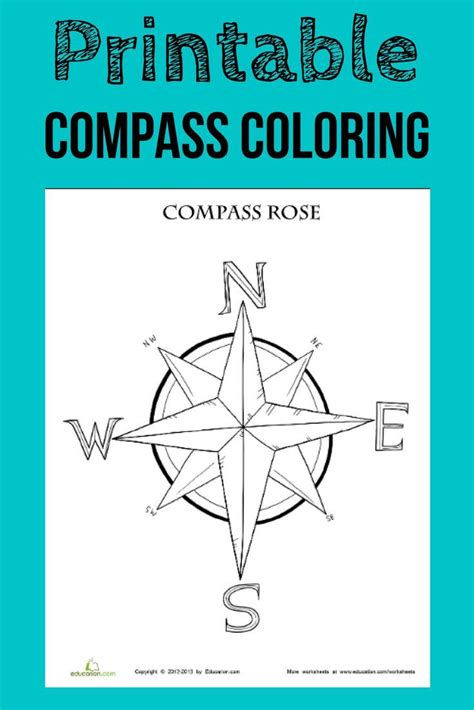 Printable Compass Rose For Kids Tedy Printable Activities