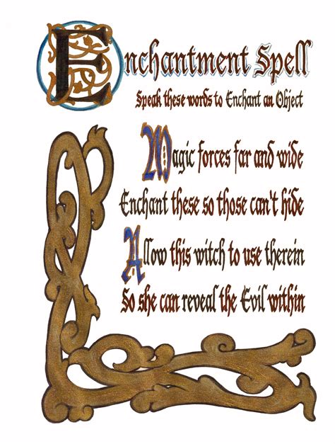 Enchantment Spell Charmed Pages Wiki