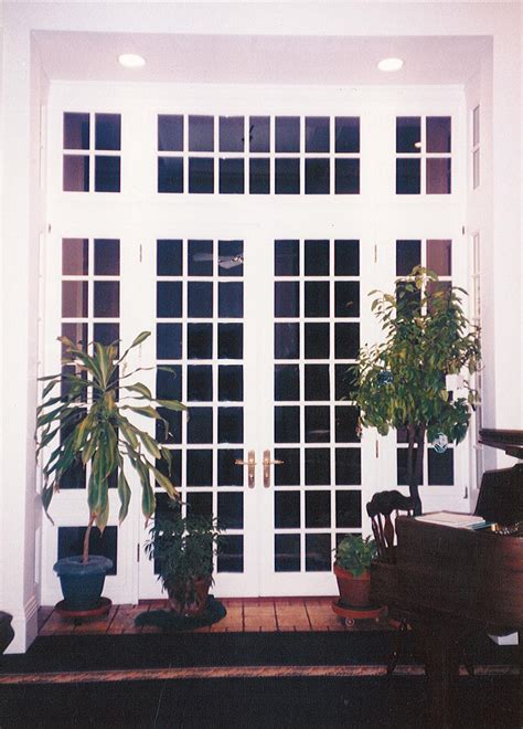 Interior Sliding French Door And One Fixed Panel