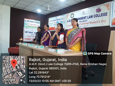 G20 Womens Day Celebration Event Amp Law College Rajkot