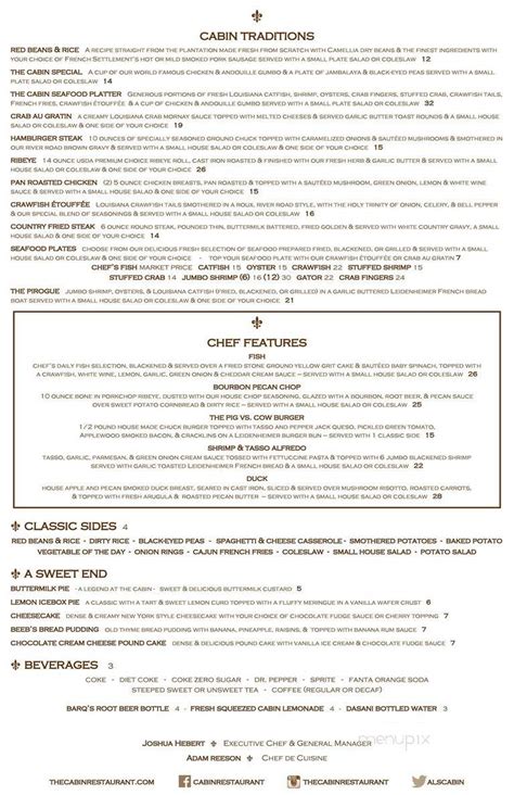 We did not find results for: Menu of Cabin in Gonzales, LA 70737
