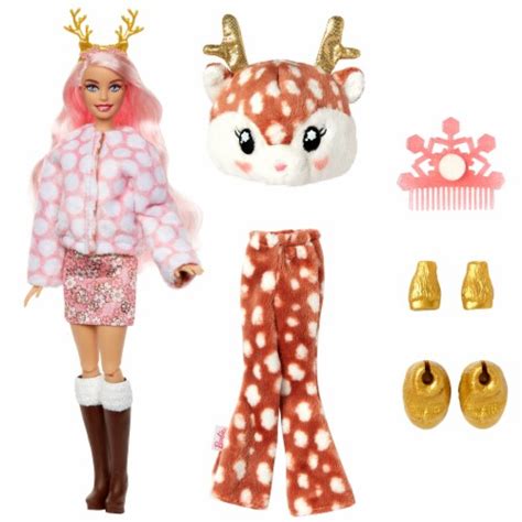 Mattel Barbie Deer Costume Cutie Reveal Doll Ct Kroger