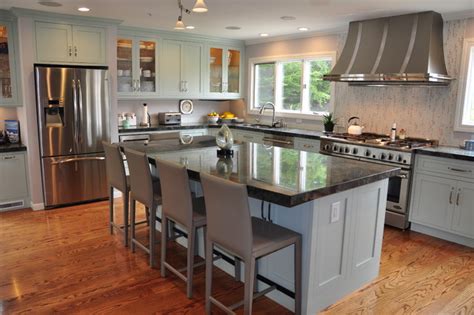 I came across this blue ceramic wood look tile on wayfair and it looks perfect for your beachy kitchen (buy it here). 30 Cool Beach Style Kitchen Designs
