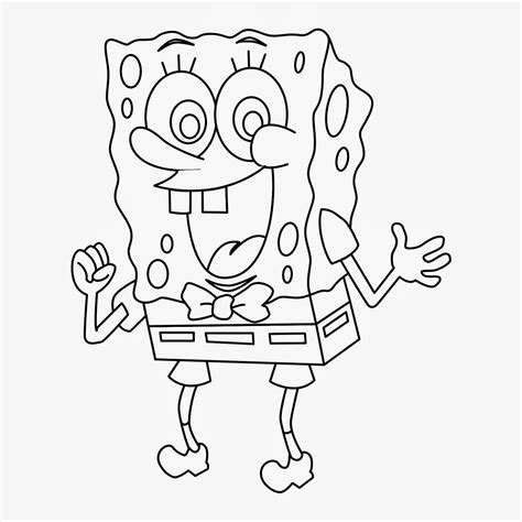 Spongebob Printable Coloring Sheets