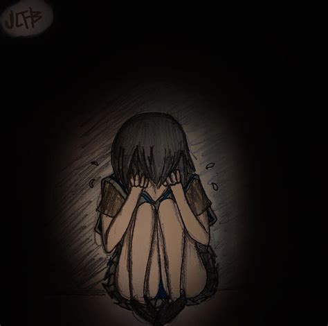 Anime Drawing Crying By Ineedpractice On Deviantart