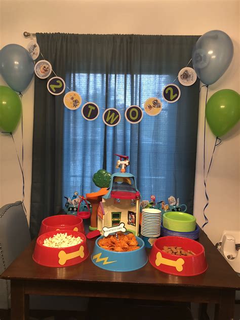 Puppy Dog Pals Birthday Party Decor Dog Party Decorations Puppy Dog