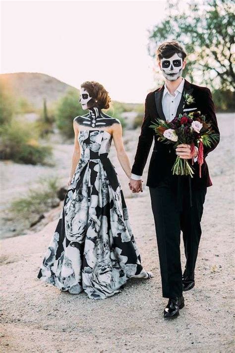Stylish Halloween Wedding SiteVisit