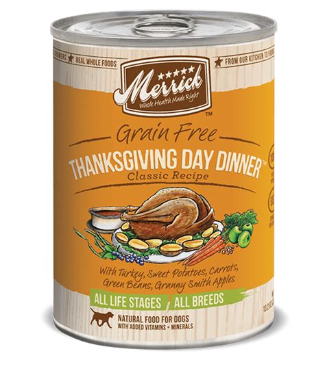 The dashboard displays a dry matter protein reading of 36%, a fat level of 14% and estimated carbohydrates of about 42%. Merrick Grain Free Thanksgiving Day Dinner Classic Recipe ...