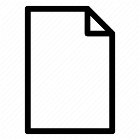 Blank Blank Document Document File Files Page Paper Icon
