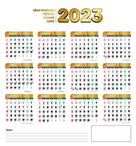 Calendario De Una Página Año 2023 En Color Dorado Y Marrón Png