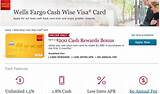 Wells Fargo Credit Card Cash Wise Photos