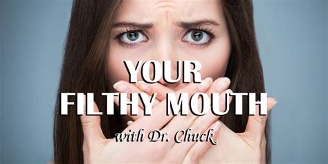 Woman Covering Mouth Your Filthy Mouth Podcast