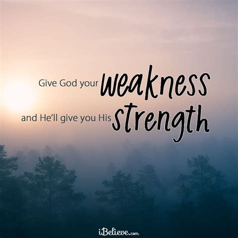 How Does God Use Our Weakness As A Strength Topical Studies