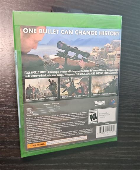 Sniper Elite 4 Xbox One Factory Sealed 812303010569 Ebay