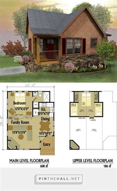 Small Cabin House Plans Image To U