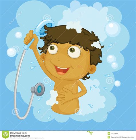 Child Taking A Shower Bath Clipart 8 Clipart Station