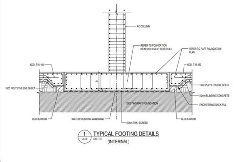 Civil Engineering Reinforcement Rafting Column Floor Plans Basic