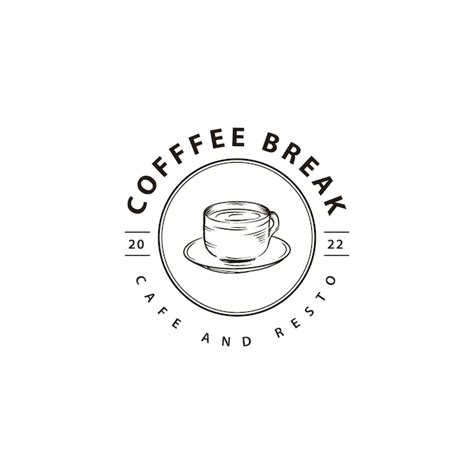 Premium Vector Coffee Hand Drawn Premium Logo