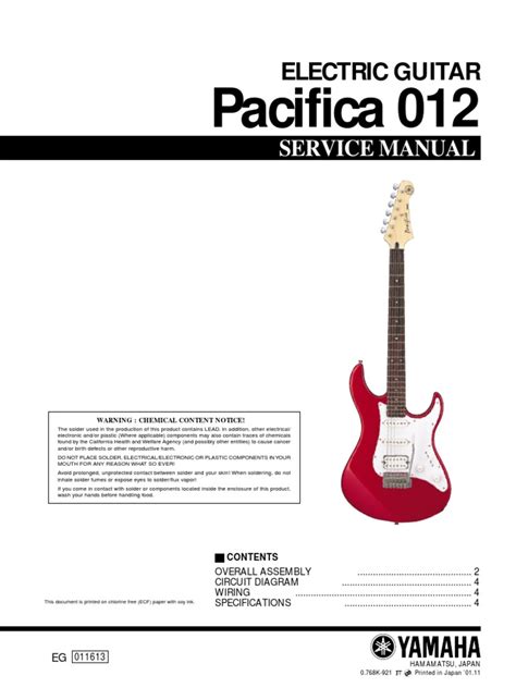 Series wiring diagrams yamaha guitar with images. Yamaha Eg112c Wiring Diagram - Wiring Diagram Schemas