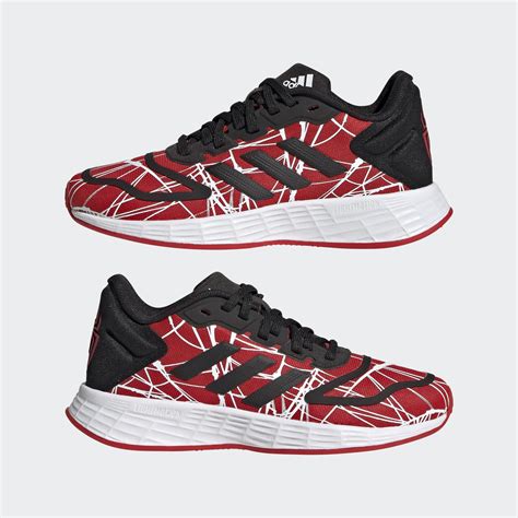 Shoes Adidas X Marvel Duramo 10 Miles Morales Lace Shoes Red
