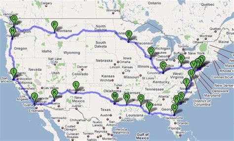 The Ultimate Cross Country Motor Home Trip Guide Road Trip Planner