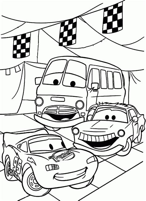 Kids love to color and these free disney cars coloring pages are a great activity for kids birthday parties. Disney Cars Coloring Pages Pdf - Coloring Home