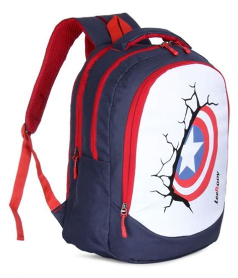 Leerooy Navy Blue Backpack Buy Leerooy Navy Blue Backpack Online At