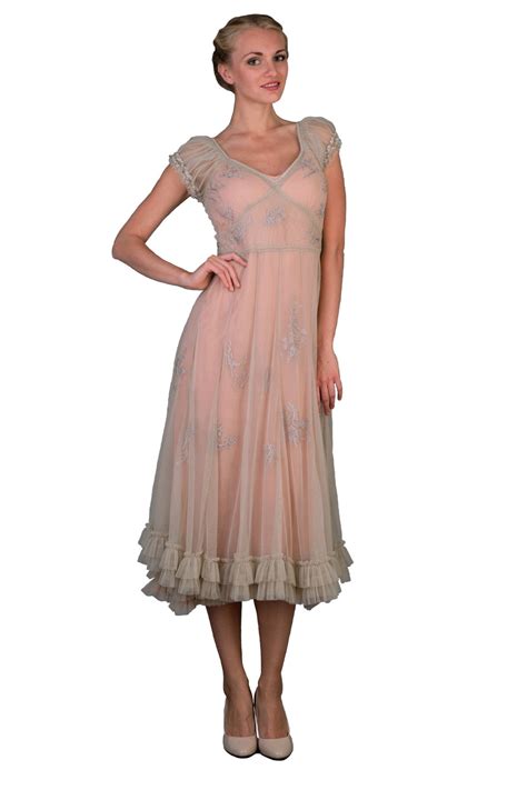 Pastel Pink Romantic Vintage Inspired Dress Pool Party Dresses Trendy