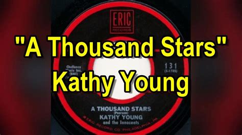 A Thousand Stars Kathy Young And The Innocents Lyrics Youtube