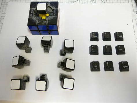Keyboard Keys Rubiks Cube