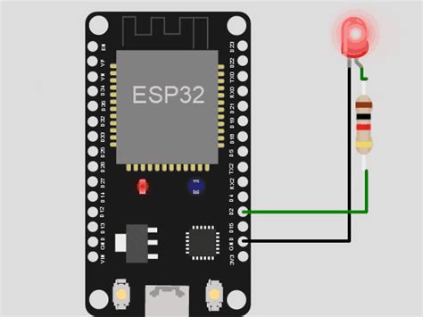 Blink An Led Esp32 Online Arduino Simulator 2022 Arduino Project Hub