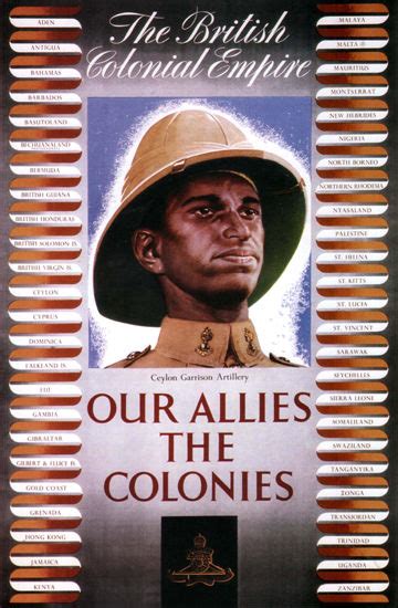British Colonial Empire Our Allies The Colonies Mad Men Art Vintage